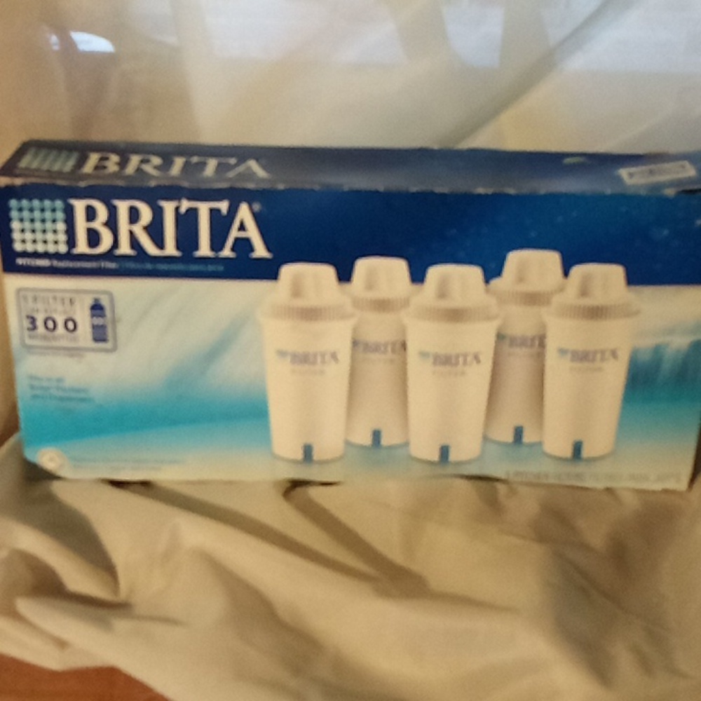 5 Brita Pitcher Replacement Water Filters Model OB03 (5 Filters/ 1 Pack